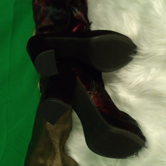 Madden Girl Knee High Velvet Boot - Picture 4 of 7